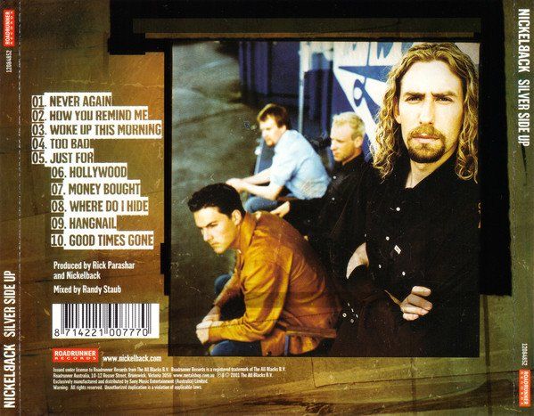 CD: CD Nickelback - Silver side up (2001, Australia) – Usato da Möriken AG venduto da mineralia 1