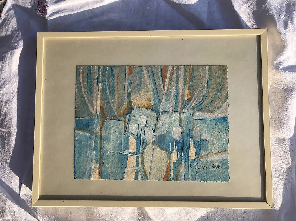 Dipinti: MINALA Jacques - reflets - 1978 – Usato da Estavayer-le-Lac venduto da mar_2s6b 1