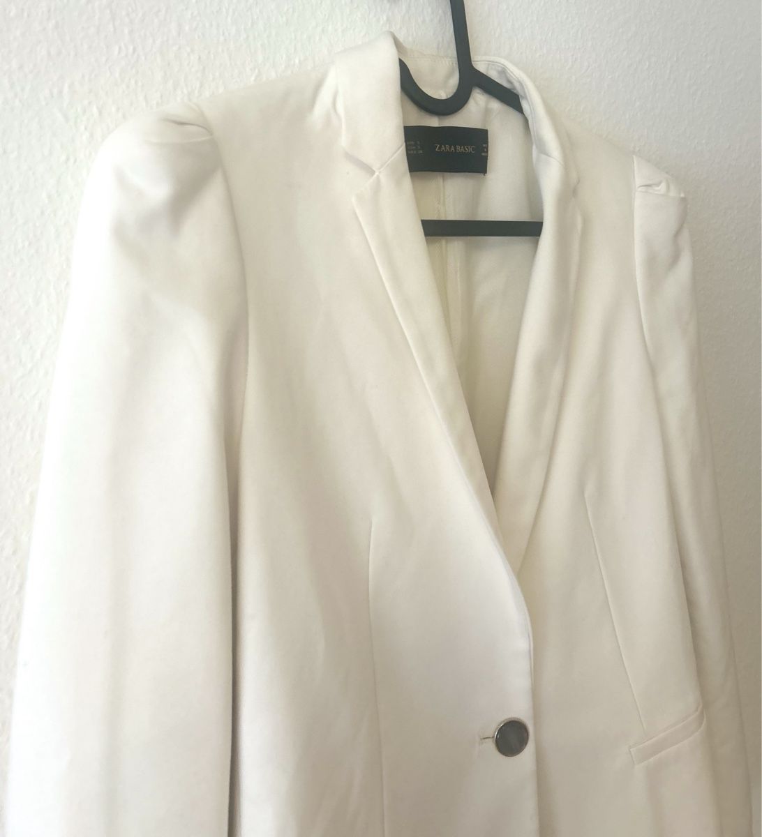 Zara Giacche: Blazer crème élégant, Zara, taille S – Usato da Carouge GE venduto da Emilynette