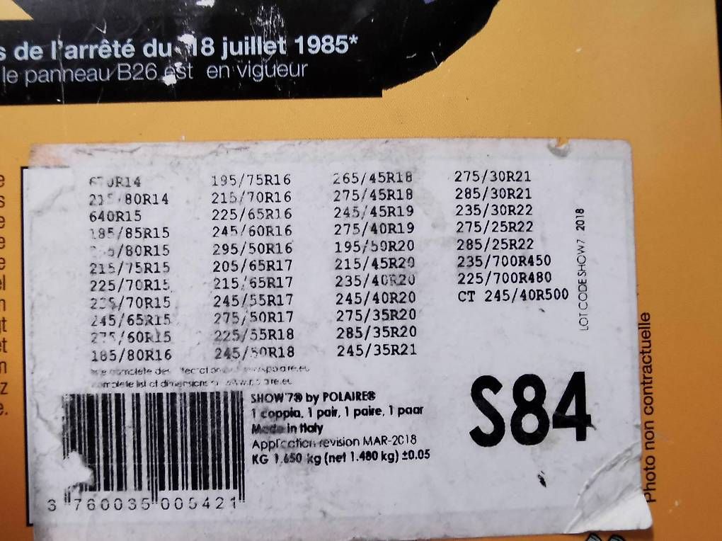 Scarpe da uomo: Chaussons à neige SHOW'7 S84 – Usato da Préverenges venduto da Fbosset 1
