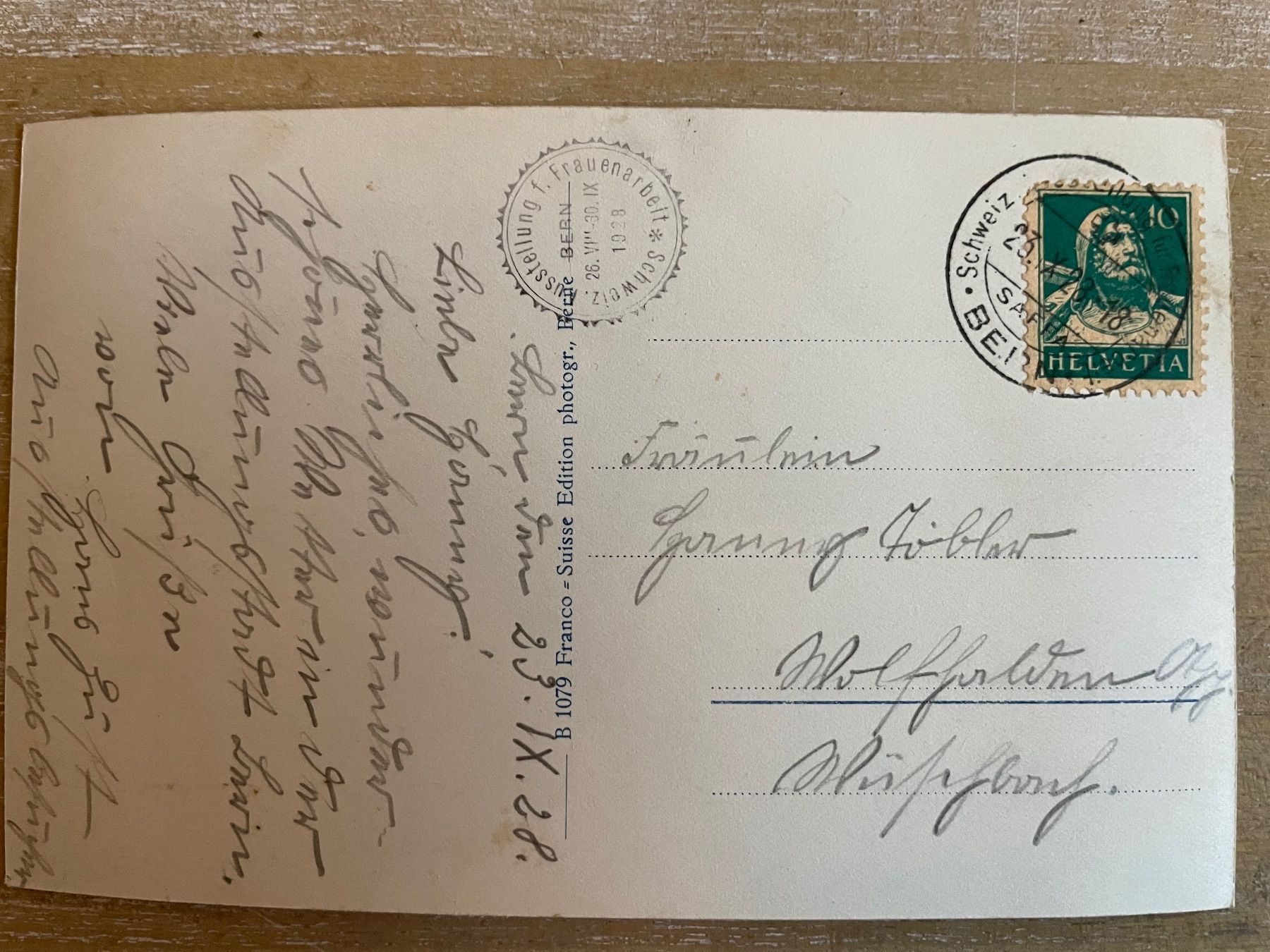 Cartoline postali: Postkarte Bern – Usato da Bern venduto da Dafi7 2