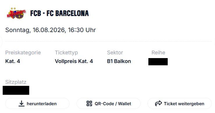 Biglietti: FC Basel vs FC Barcelona – Usato da Basel venduto da Riso7