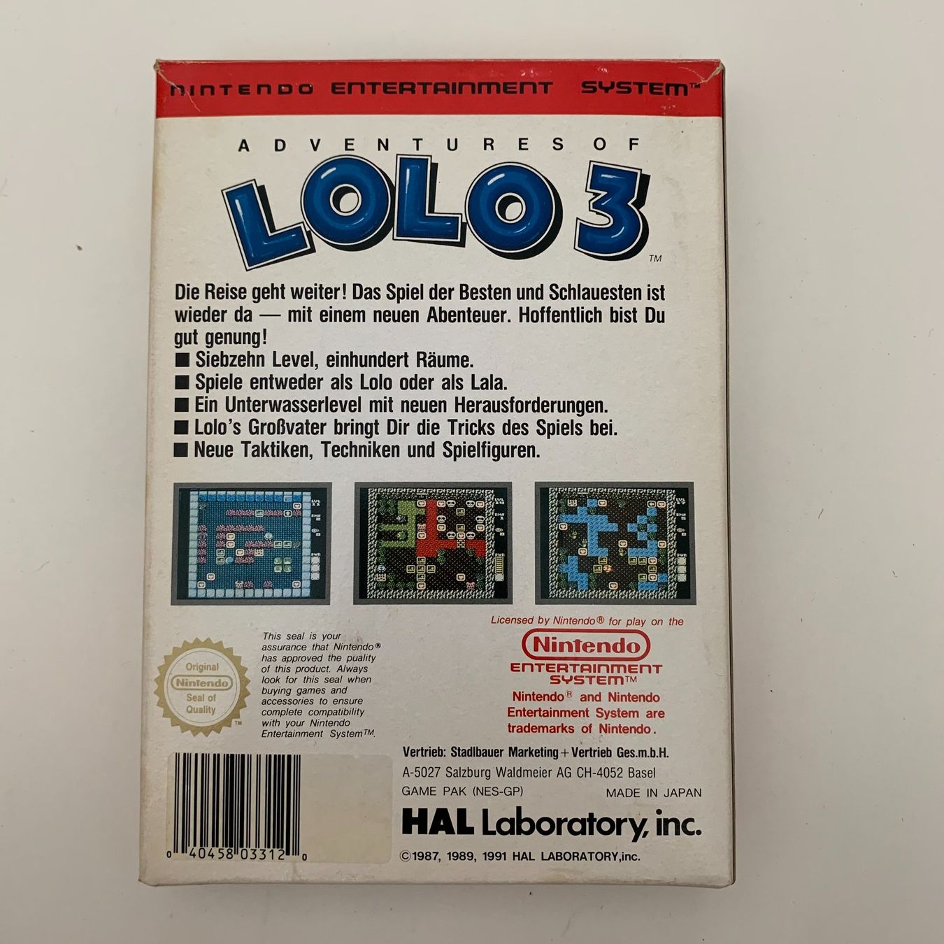 Nintendo Giochi: Lolo 3 - NES - OVP – Usato da Zürich venduto da Mephisto87 1