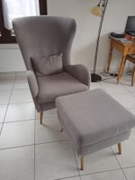 1 Ohrsessel und 1 Hocker von Guido Maria Kretschmer