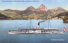 Dampfschiff // 1943 Interlaken Salondampfer Gallia Brunnen