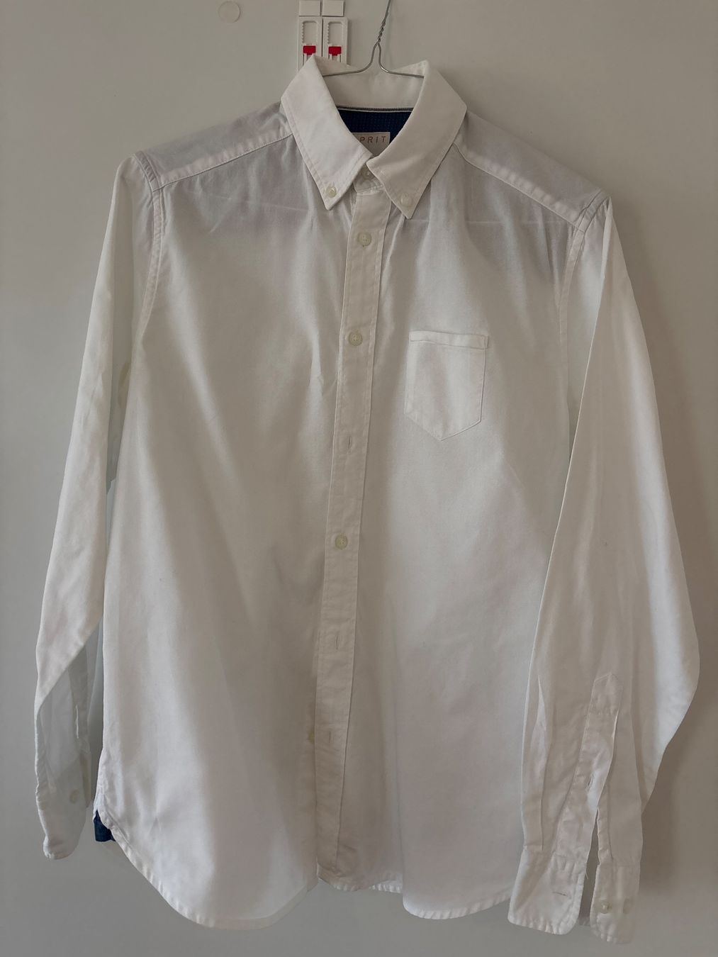 Esprit Camicie: ESPRIT Hemd M weiss Baumwolle Regular Fit – Usato da Zürich venduto da ame_ds56