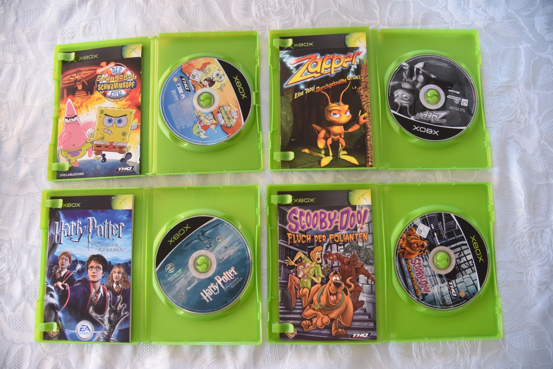 Giochi: Harry Potter + Zapper + Scooby Doo + Spongebob (CIB) – Usato da Frenkendorf venduto da gelbeZinnie 2