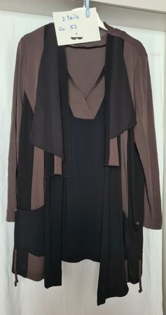 2-teiliges Damen Set Grösse 52 braun/schwarz