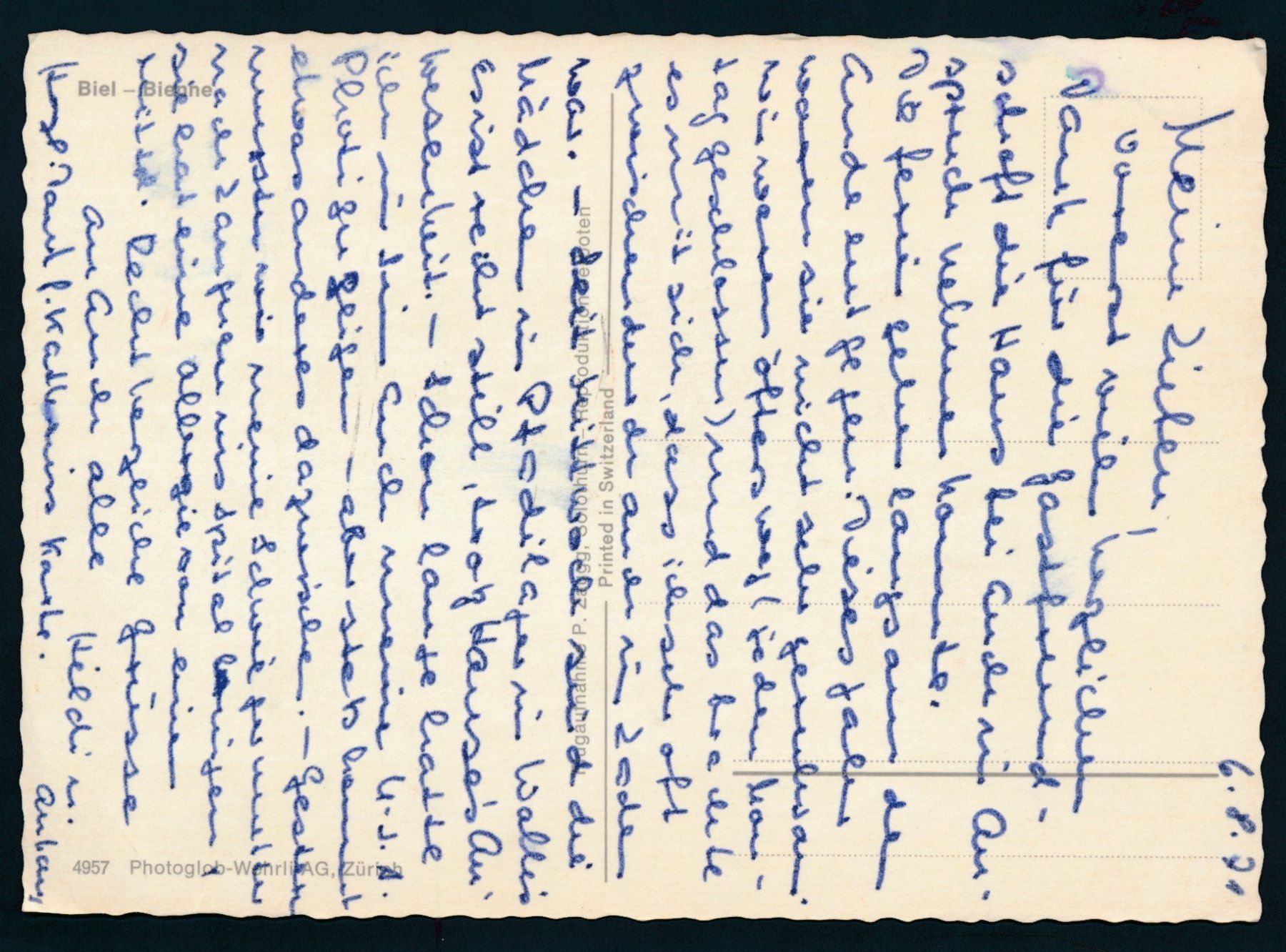 Cartoline postali: AK: Biel – Usato da Bonau venduto da Profila3 1