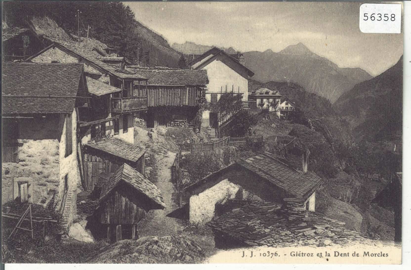Cartes postales: Gietroz et le Dent de Morcles – D'occasion à Ettingen par Kartenplanet