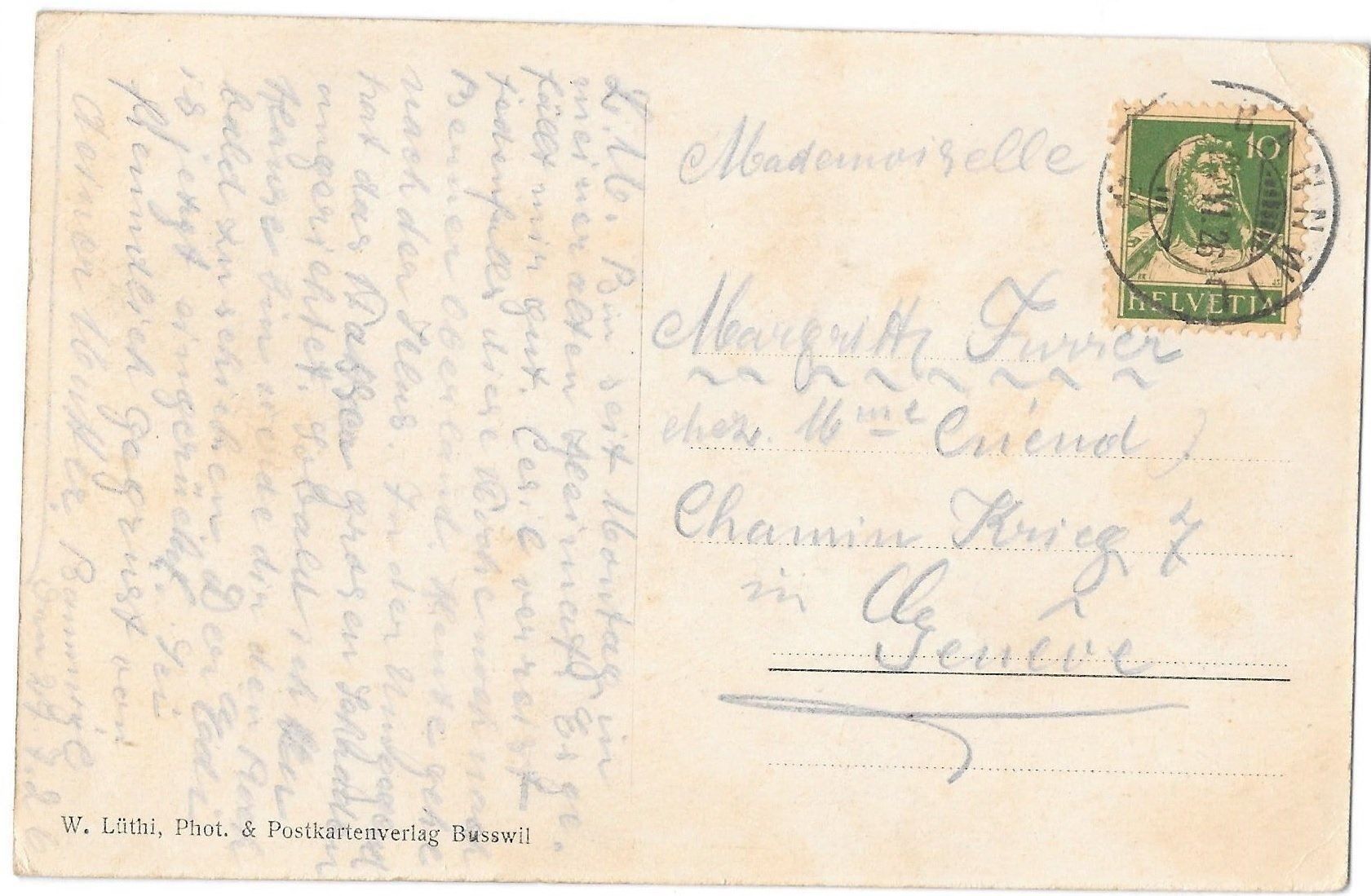 Cartoline postali: Bannwil Teilansicht – Usato da Olten venduto da clotaldi 1