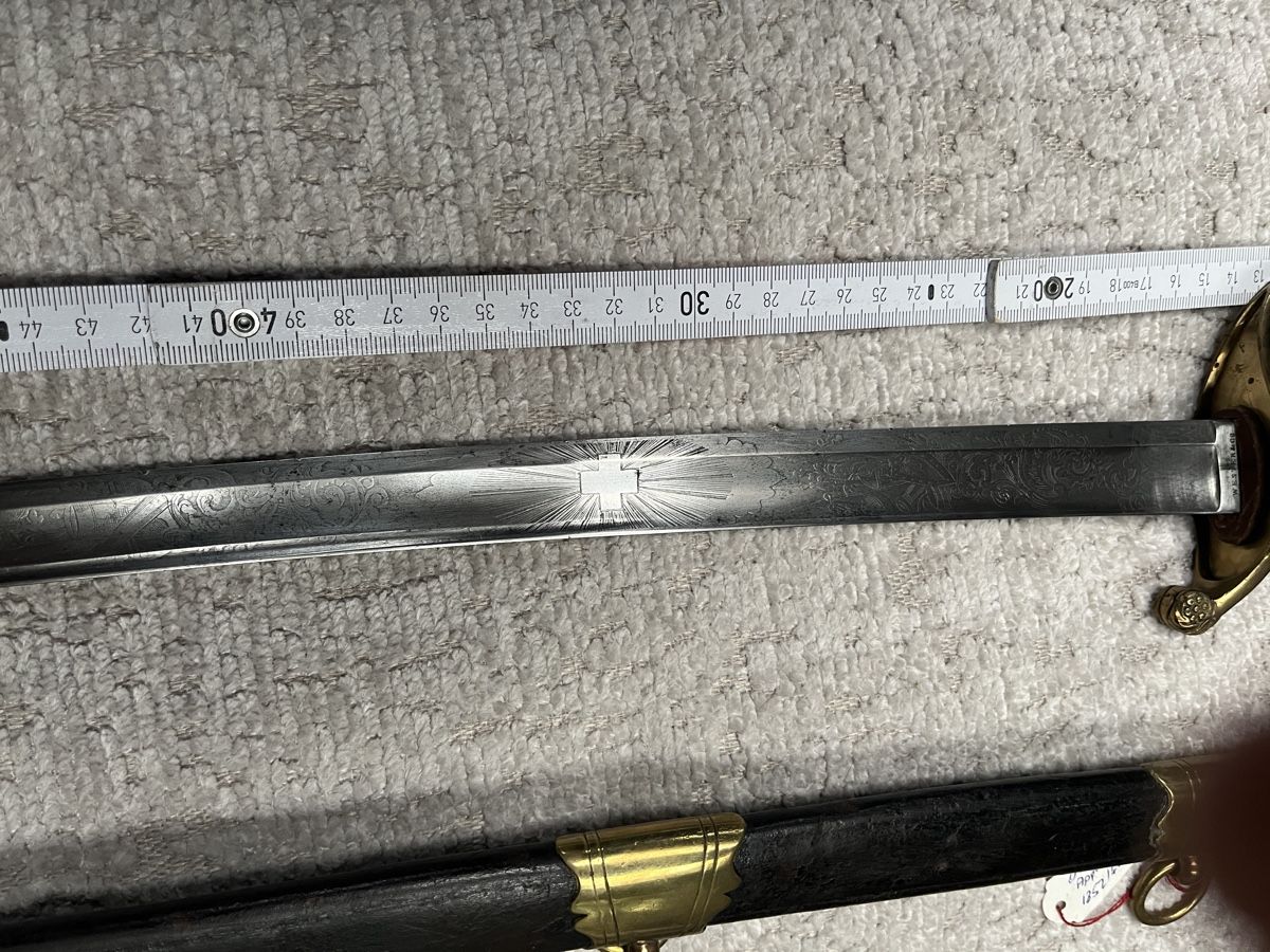 Armi bianche: Kadetten Säbel 1842 / 52, CH Ordonnanz – Usato da Zürich venduto da Alligator52 8