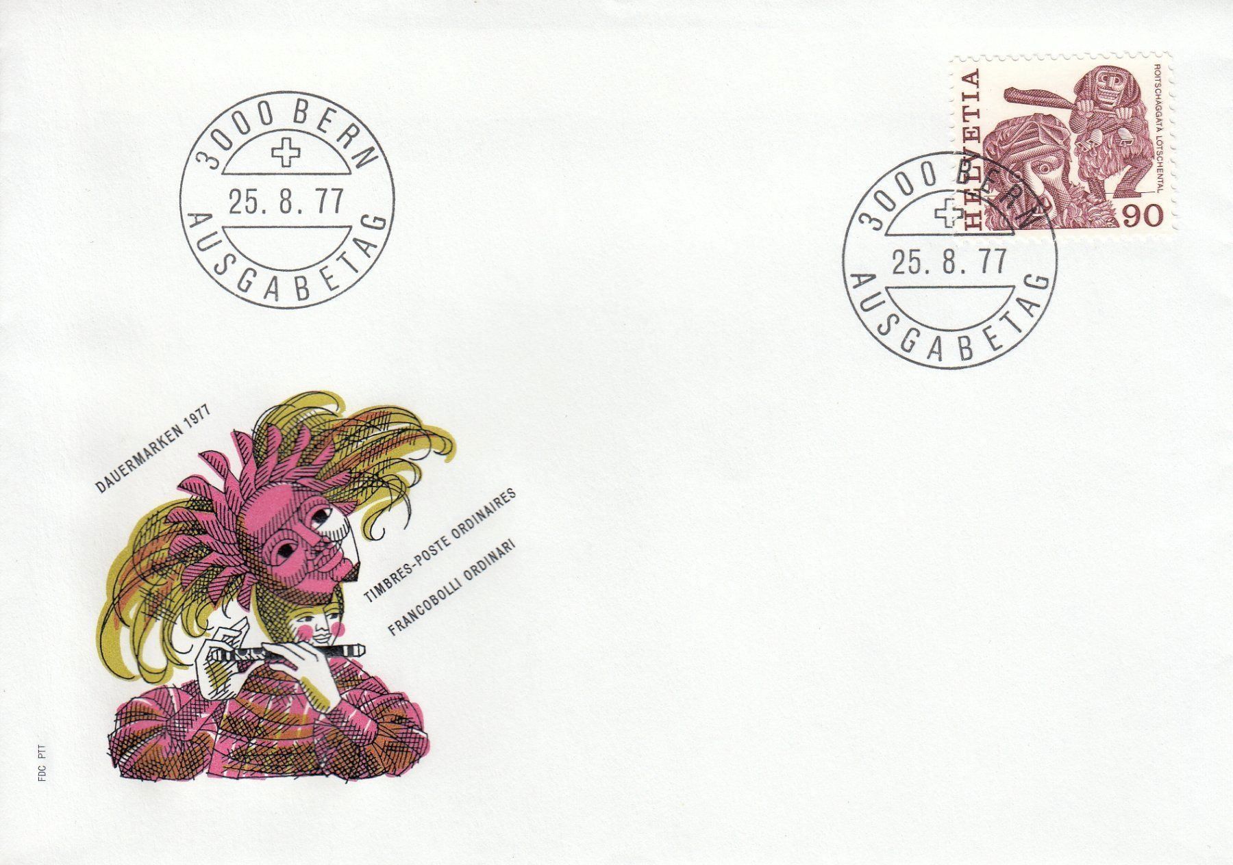 Tutti i francobolli: 1977 Volksbräuche 9 FDC – Usato da Spreitenbach venduto da Mustang_1105 8