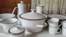 Geschirrset weiss Winterling Marktleuthen Bavaria Vintage