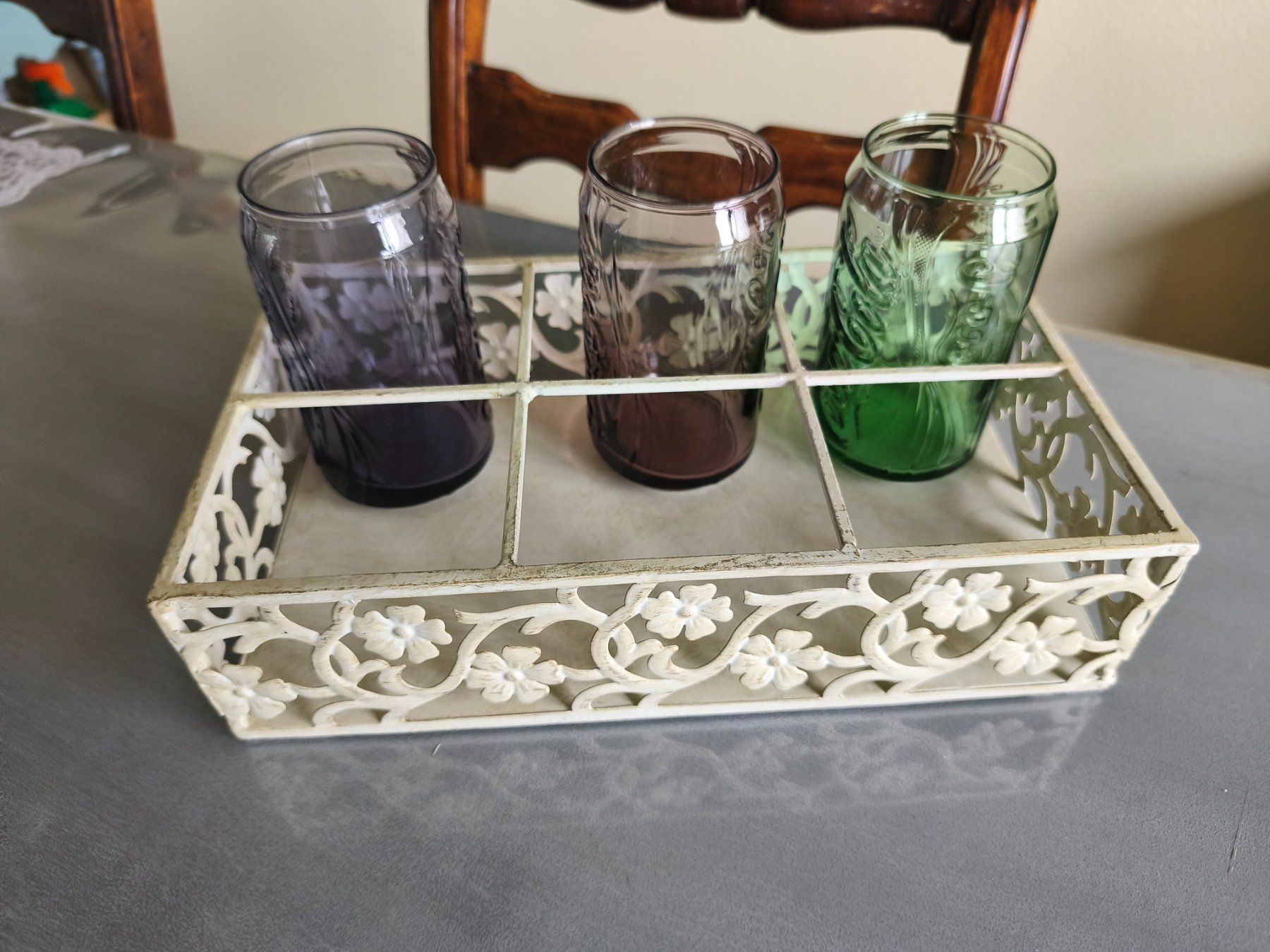Portabottiglie: Shabby chic Ständer für Gläser – Usato da Zürich venduto da Jul69 2