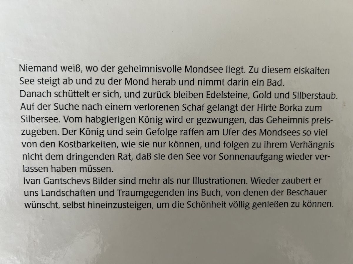 Libri: Der Schatz im Mondsee Kinderbuch, Bilderbuch  – Usato da Wolhusen venduto da eve_m6cg 2