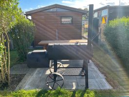 Joe's Barbeque Smoker 16 Zoll Reverse Flow 195x85x147cm