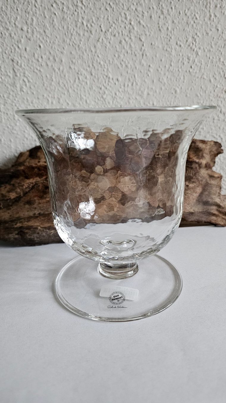 Glasi Hergiswil Kerzenständer: Glasi Hergiswil, Windlicht, Vase – Gebraucht aus Zürich von MaisonBelleCachet