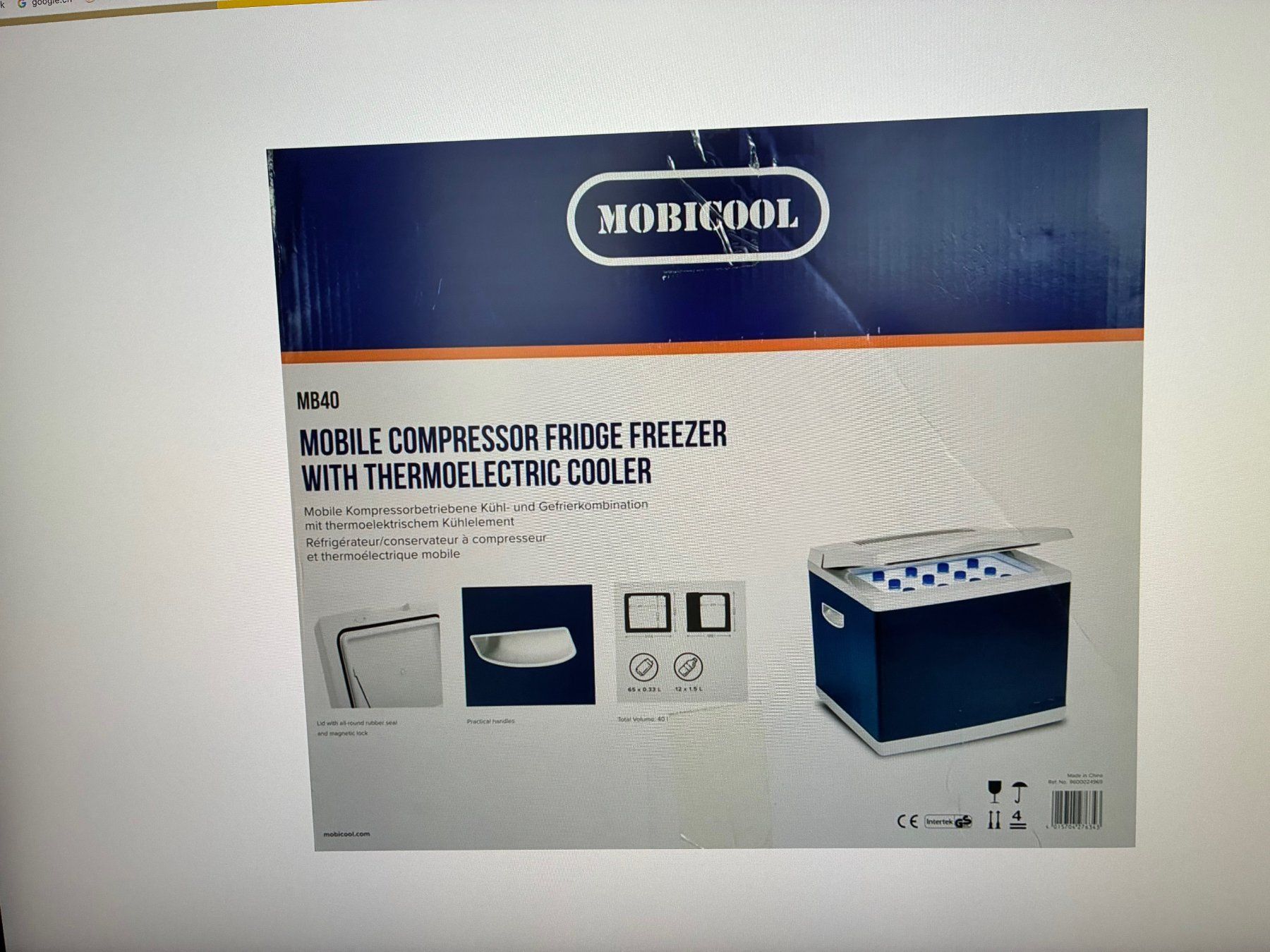 Mobicool Frigoriferi & Refrigeratori: Mobicool MB40 Hybrid-Kühlbox 12V/230V – Usato da Sursee venduto da Desertman27 5