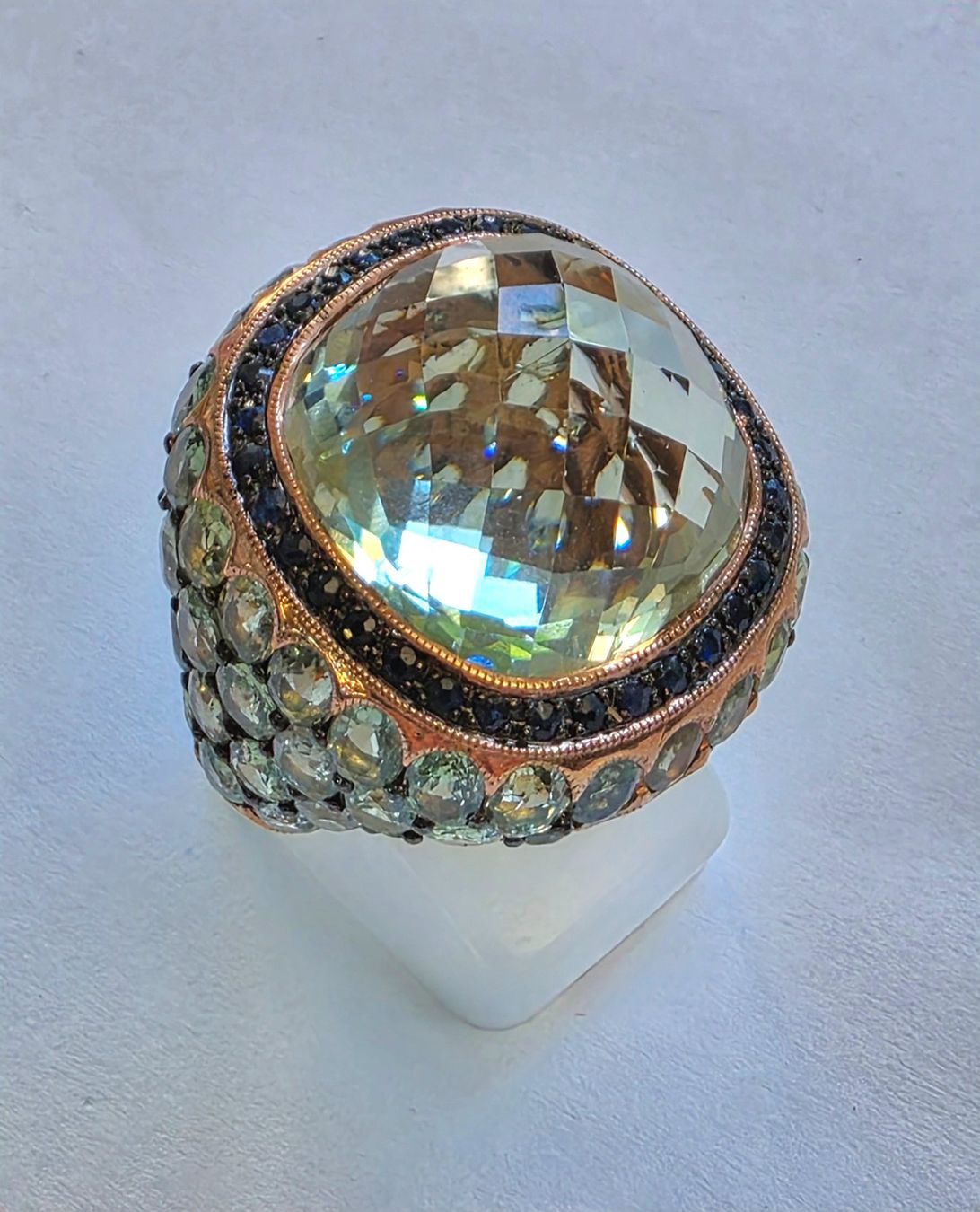 Ringe: Ring Prasiolith Safir Grösse 54 – Neu (gemäss Beschreibung) aus Zürich von Bieter04 5