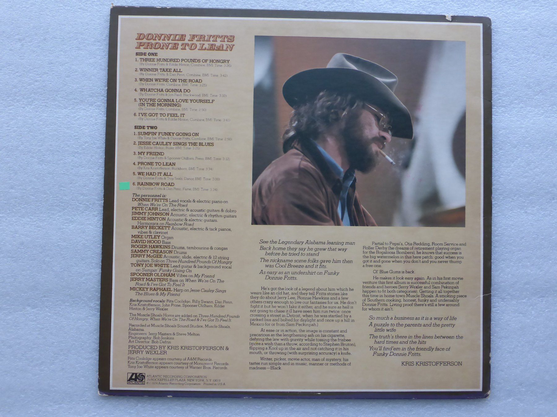 Dischi in vinile: VINYL  LP  DONNIE FRITTS – Usato da Küssnacht am Rigi venduto da Sunnestrahl 3