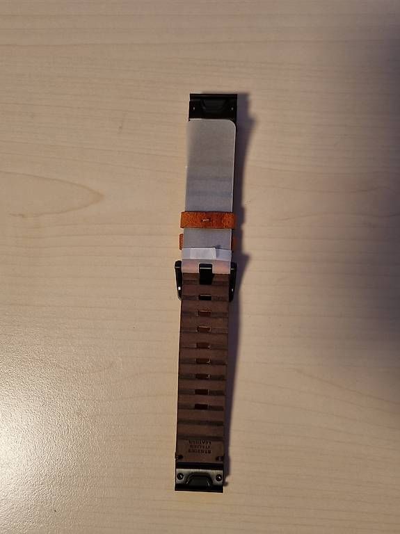 Bracciali & Braccialetti: Garmin Quickfit 22 Chestnut Lederarmband – Usato da Oberlunkhofen venduto da Stroemi1 2