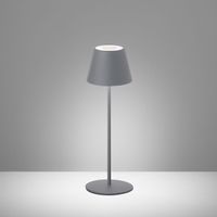 Aussen Tischleuchte, Grau, 38 cm Höhe