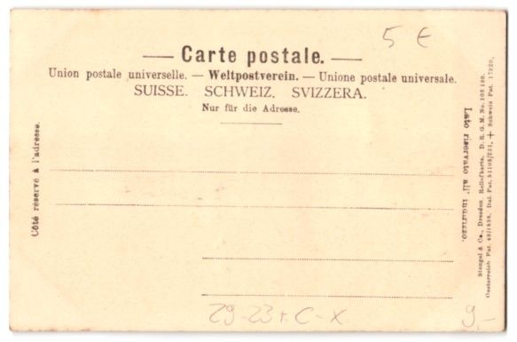 Cartes postales: Relief-AK Thusis, Totalansicht – D'occasion à Berlin par bartko-reher 1