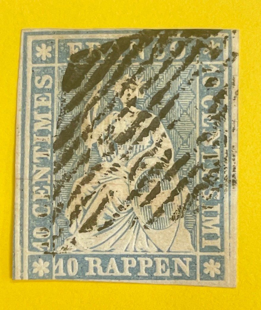Alle Briefmarken: Kleinlot mit 4 Strubeli und eine Rayon – Gebraucht aus Sirnach von Melisangi 3