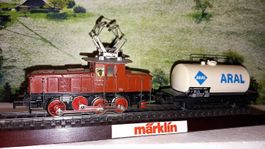 Märklin Rangierlok - Zug HO, 40Schienen, Weichen, 2 Trafos