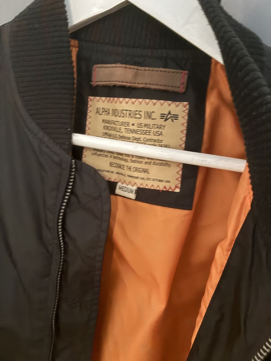 Alpha Industries Giacche: Alpha Industries Bomberjacke schwarz Grösse M – Usato da Zürich venduto da kla_87mv 1