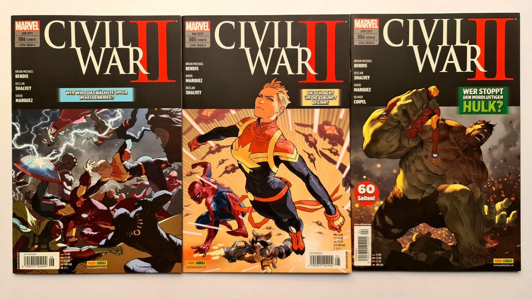 Comics: Marvel Civil War II Comic Hefte 1-9, Panini Comics – Neu (gemäss Beschreibung) aus Aesch BL von pri_fp8t 2