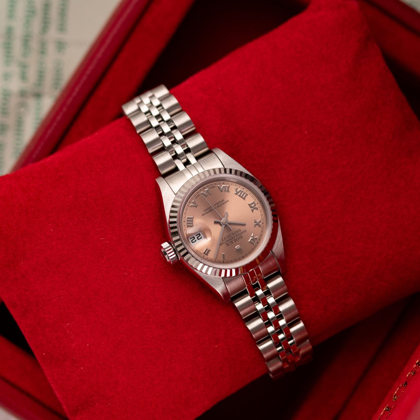 Rolex Orologi: Rolex Datejust 26 / 79174 / Salmon Dial / 2001 / Full Set – Usato da Luzern venduto da PrimeSwissTime 3