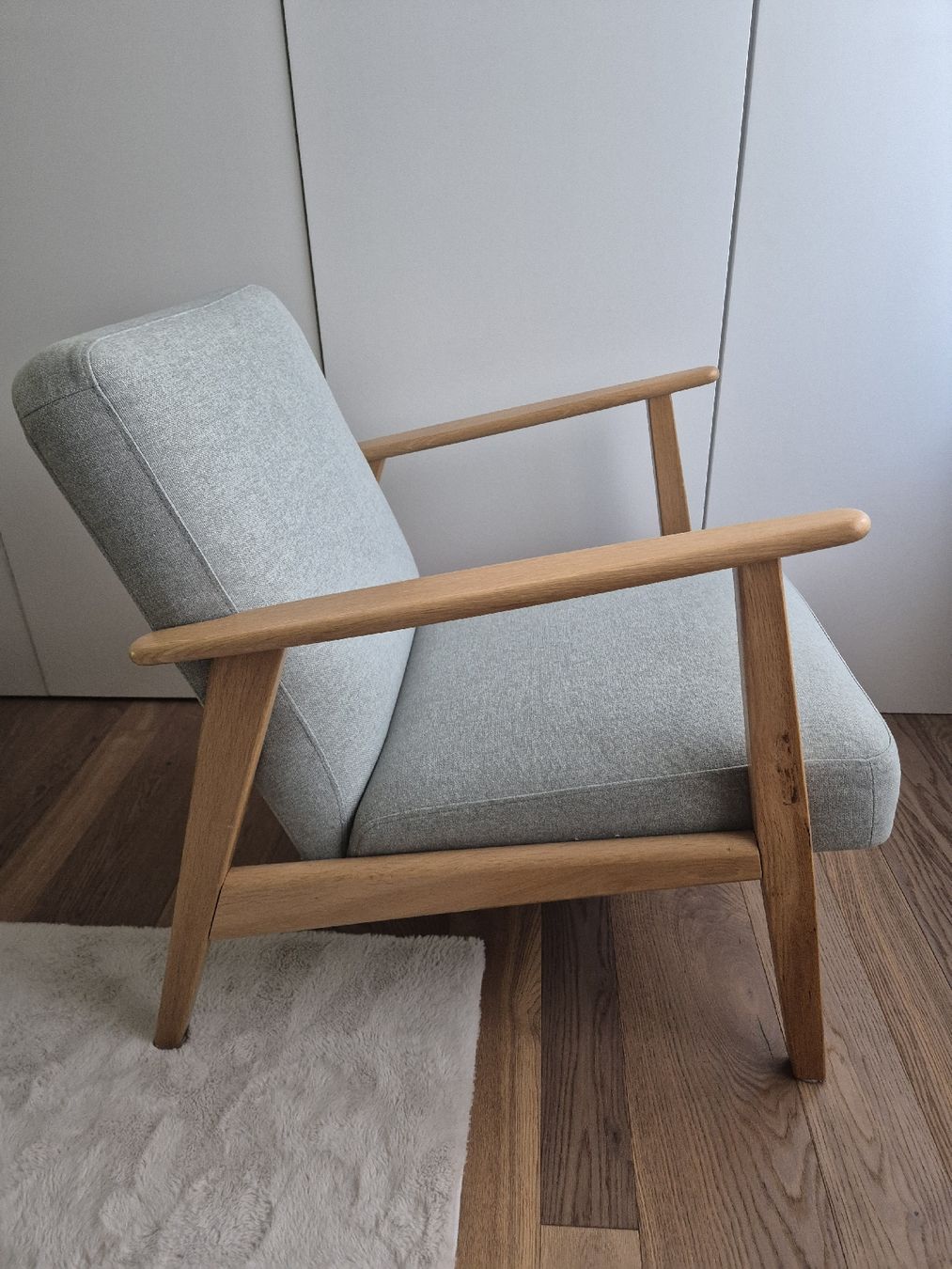 Ikea Poltrone: Ikea EKENÄSET Sessel Eiche/Gunnared hellgrün – Usato da Brittnau venduto da troxxxi 1