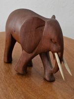 Holz-Elefant Teakholz Handarbeit Deko