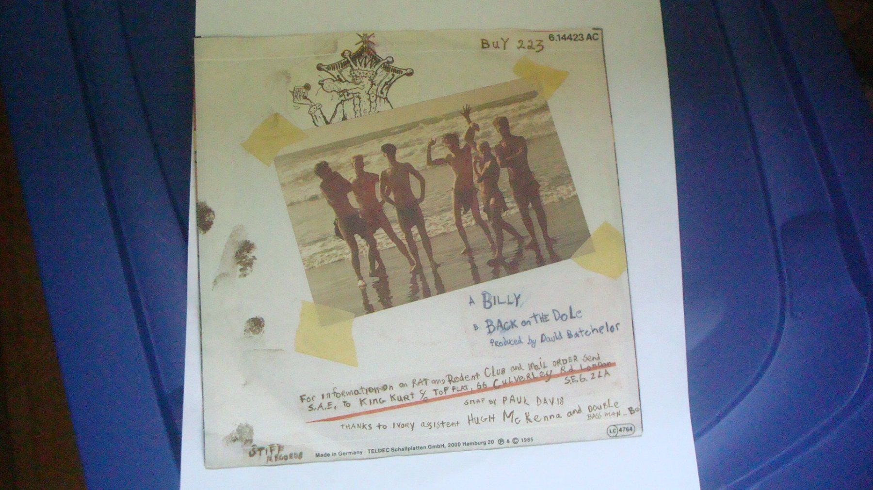 Schallplatten: King Kurt Billy - Back on the Dole 1985 – Gebraucht aus Münchenstein von Pesci6 1