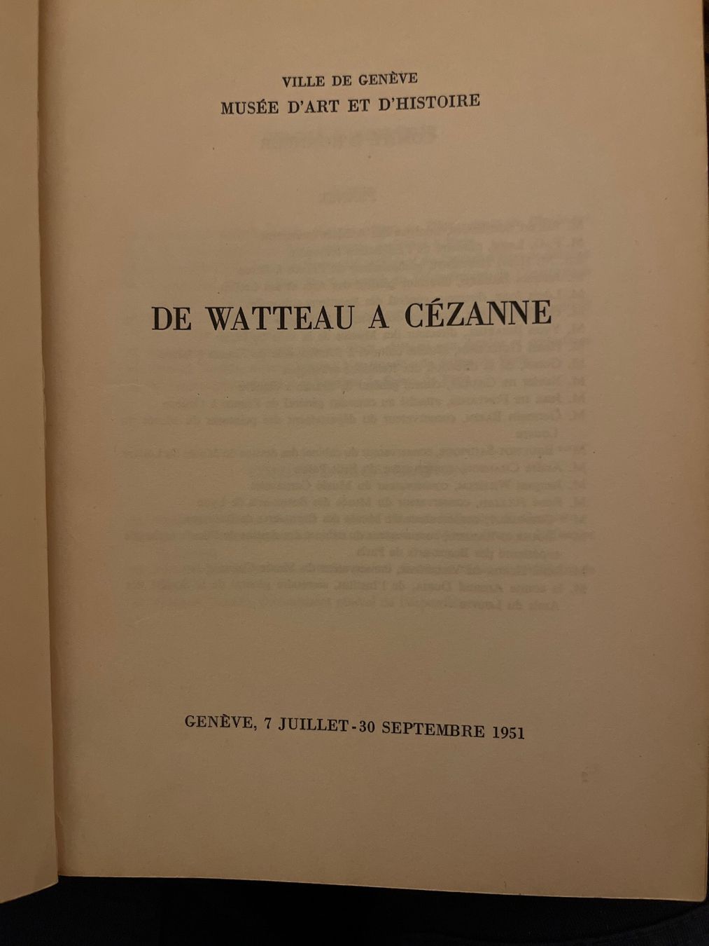 Libri: De Watteau a Cézanne – Usato da Wangen ZH venduto da via_g5br 2