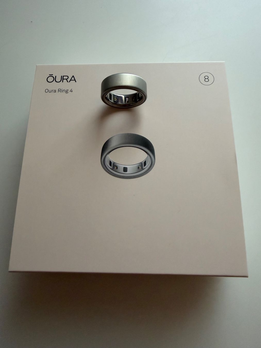 Oura Anelli: OURA Ring 4 - Brushed silver - Grösse 8 – Nuovo (secondo la descrizione) da Rupperswil venduto da Jolie5