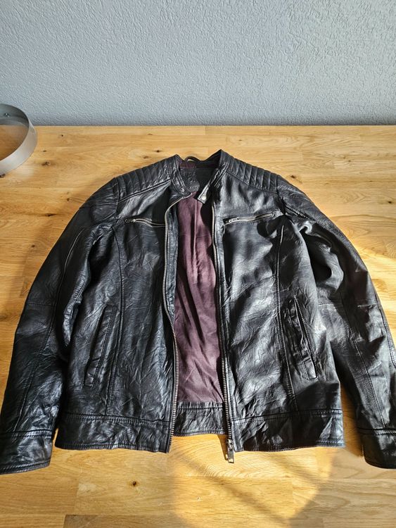 Jack & Jones Giacche: Lederjacke Jack & Jones – Usato da St.Gallen venduto da Bassbauer