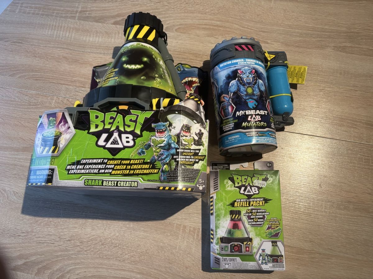 Statuette: MrBeast Beast Lab Spielzeug Set,Shark Beast Creator! – Nuovo e nell'imballaggio originale da Trübbach venduto da Mansur93