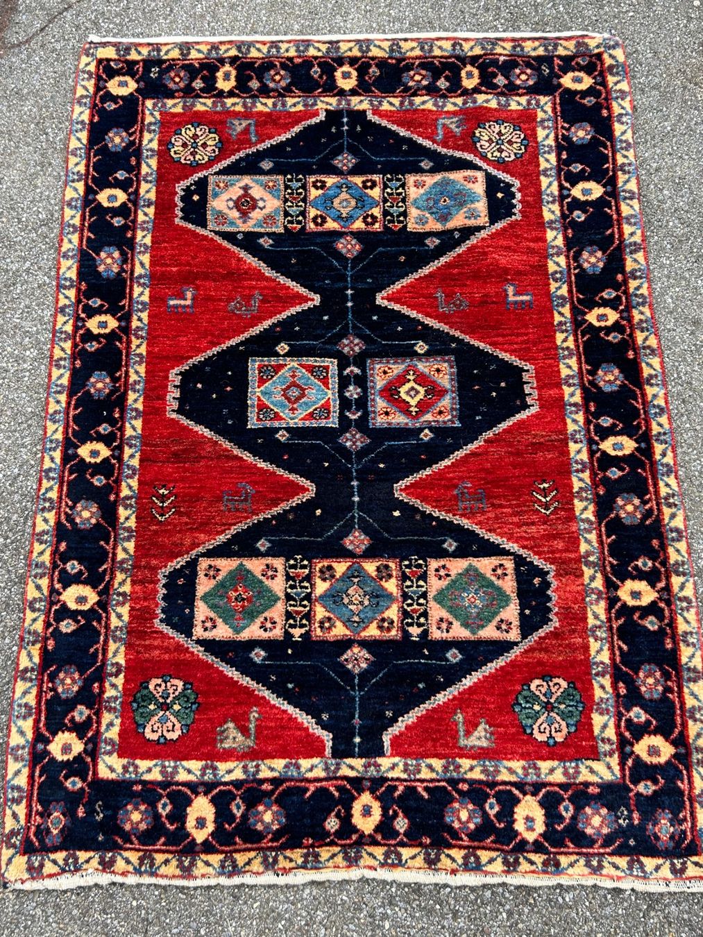 Tappeti: Extrem feine schöne Perfekte Kashkuli Perserteppich 118x84cm – Usato da Steinhausen venduto da Super05 5