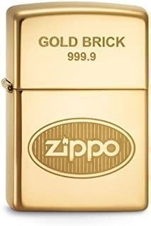 Zippo Accendini: Zippo Golden Brick – Nuovo e nell'imballaggio originale da Wängi venduto da elcigarro