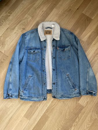 Levi's Jeansjacke mit Teddyfutter, Grösse XL
