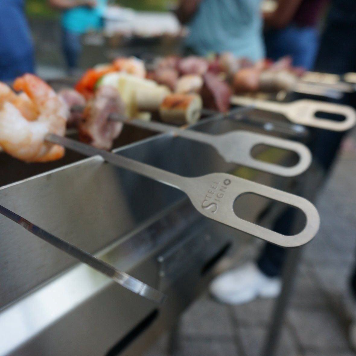 Set di posate: Grillspiess elegante – Nuovo e nell'imballaggio originale da Sarmenstorf venduto da SteelSign 3