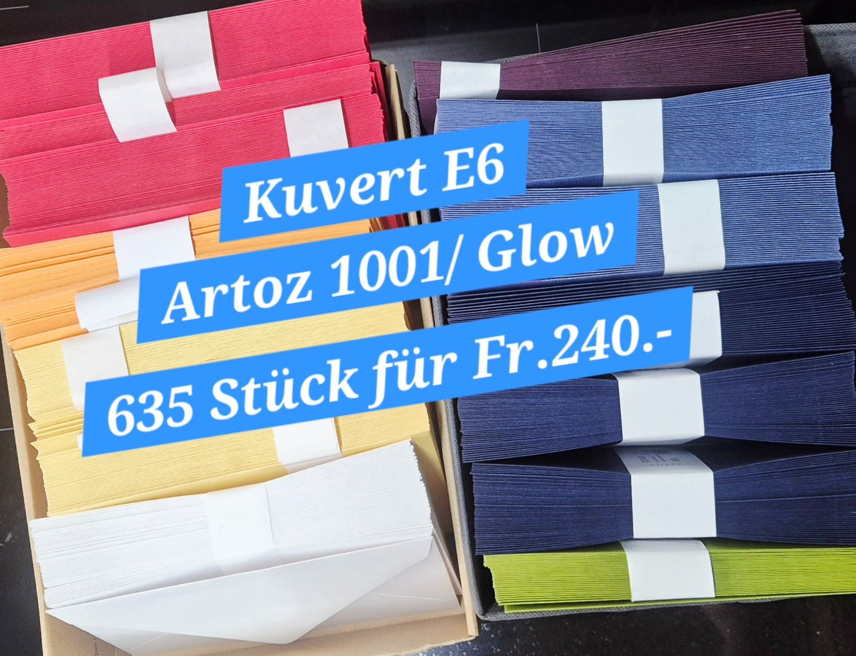 Enveloppes & pochettes d'envoi: 630 Kuvert E6 von Artoz – Neuf (Voir description) à Oberbipp par Stella470