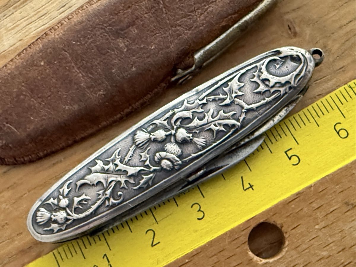 Taschenmesser: Antikes Taschenmesser Sackmesser mit Etui – Gebraucht aus Goldach von Messerguru 8
