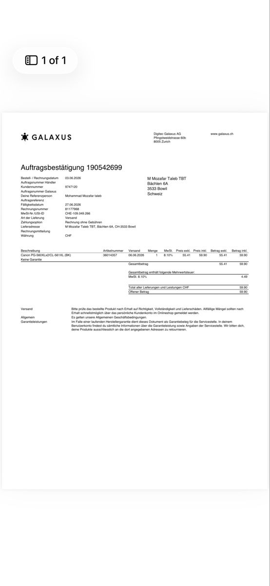 Canon Cartucce per stampanti & toner: Canon  560XL 561XL – Nuovo (secondo la descrizione) da Bowil venduto da TBT15 2