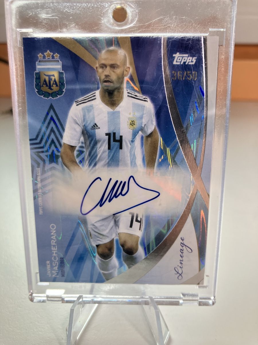 Topps Carte collezionabili: Topps Lineage Javier Mascherano Autograph 36/50 – Nuovo (secondo la descrizione) da Wattwil venduto da mything1979