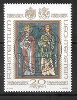 Liechtenstein 672 Landespatrone Vollstempel Vaduz 31.12.2001