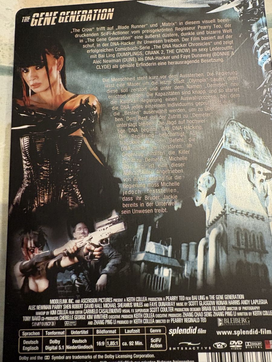 Alle DVDs: STEELBOOK the gene generation TOP – Neu und originalverpackt aus Herzogenbuchsee von warrior77 3